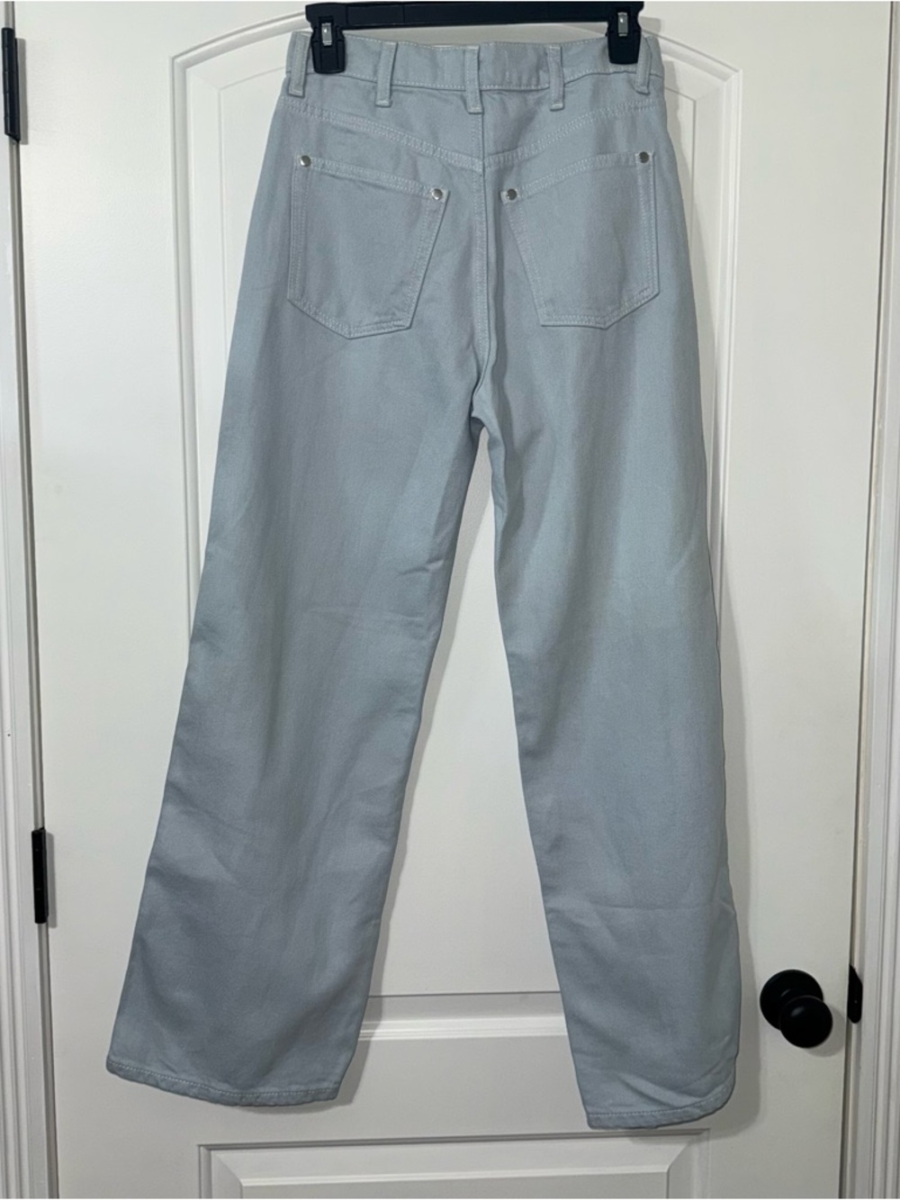 Reformation Cowboy High Rise Wide Leg Jean Womens Size 25 Light Blue - Picture 3 of 9